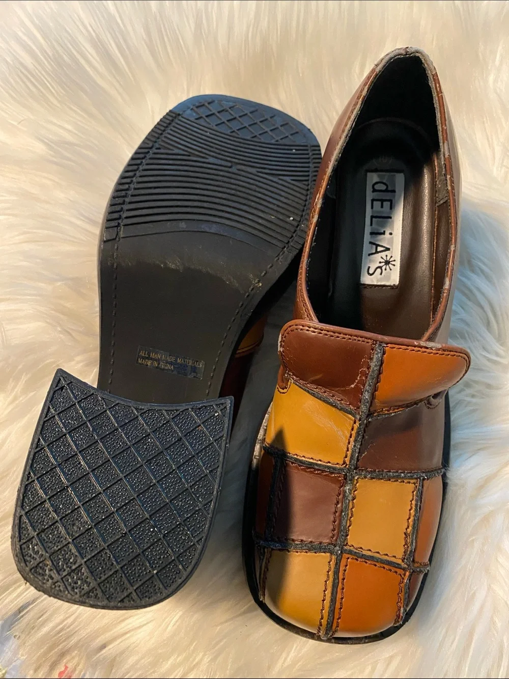 dELiA*s patchwork leather
